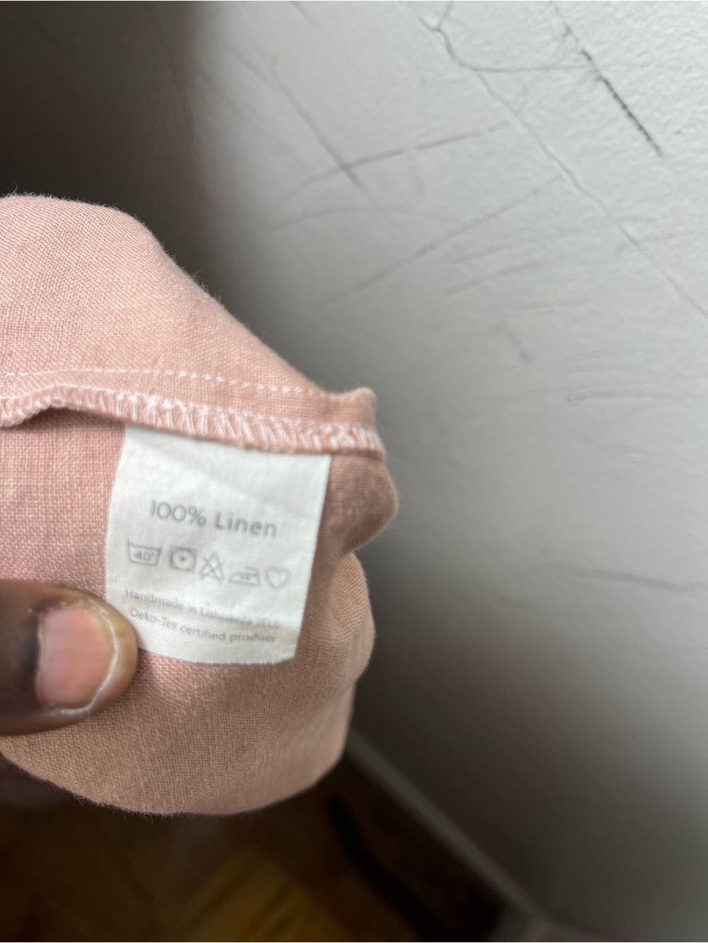 MAGIC LINEN PINAFORE LINEN DRESS - Picture 8 of 8